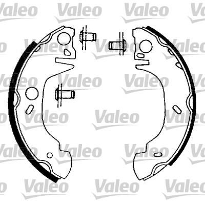 Valeo 562637 комплект тормозных колодок на FORD TRANSIT c бортовой платформой/ходовая часть (E_ _)