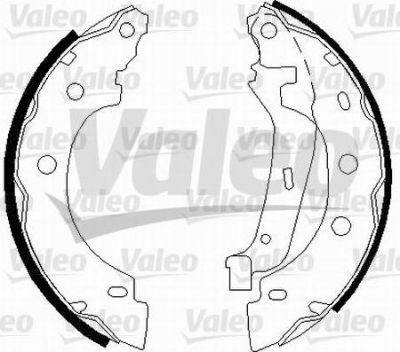 Valeo 562642 комплект тормозных колодок на RENAULT KANGOO (KC0/1_)