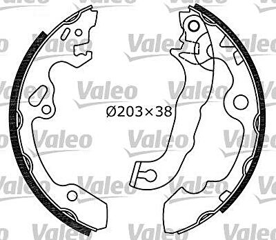 VALEO Колодки торм.бар.FORD FOCUS 1.4-2.0 98-04 (362391J, 562648)