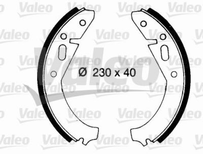 Valeo 562689 комплект тормозных колодок на SKODA RAPID (120G, 130G, 135G)