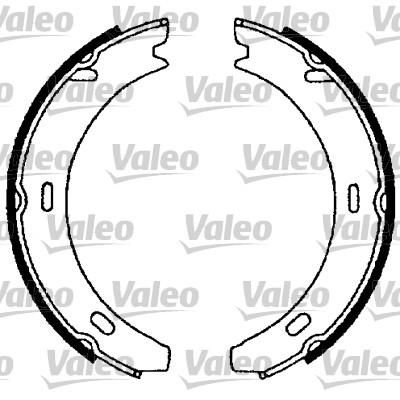 Valeo 562726 комплект тормозных колодок, стояночная тормозная с на MERCEDES-BENZ S-CLASS (W140)