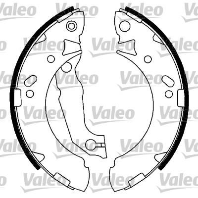 Valeo 562776 комплект тормозных колодок на HYUNDAI ACCENT I (X-3)