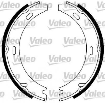 Valeo 562807 комплект тормозных колодок, стояночная тормозная с на MERCEDES-BENZ C-CLASS купе (CL203)