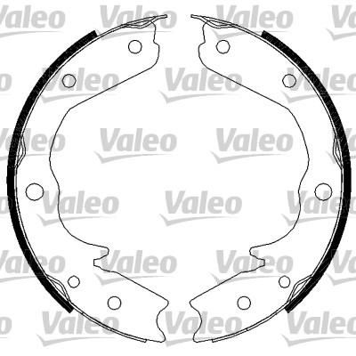 Valeo 564009 комплект тормозных колодок, стояночная тормозная с на OPEL FRONTERA B (6B_)