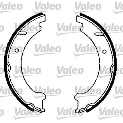 Valeo 564019 комплект тормозных колодок, стояночная тормозная с на VOLVO C70 I кабрио