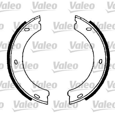 Valeo 564020 комплект тормозных колодок, стояночная тормозная с на PEUGEOT 605 (6B)