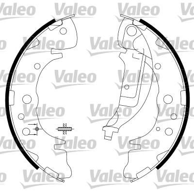 Valeo 564024 комплект тормозных колодок на HYUNDAI SANTA FE I (SM)