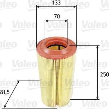 Valeo 585649 воздушный фильтр на MERCEDES-BENZ C-CLASS купе (CL203)