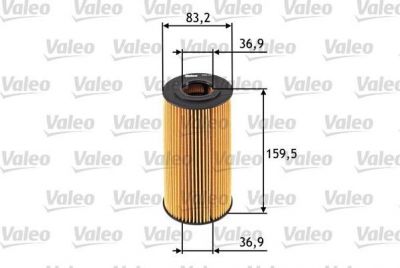 Valeo 586537 масляный фильтр на 3 (E36)