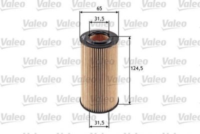 Valeo 586541 масляный фильтр на VOLVO V50 (MW)