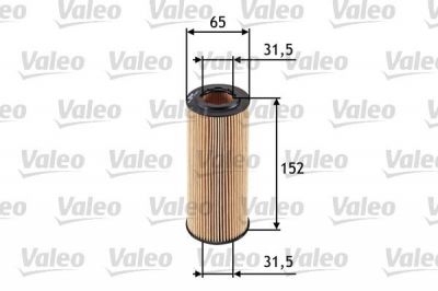 Valeo 586545 масляный фильтр на 5 (E60)