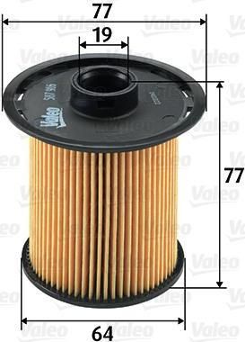 Valeo 587916 топливный фильтр на RENAULT CLIO II (BB0/1/2_, CB0/1/2_)