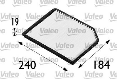 Valeo 698173 фильтр, воздух во внутренном пространстве на RENAULT LAGUNA I (B56_, 556_)