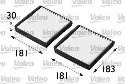 Valeo 698290 фильтр, воздух во внутренном пространстве на RENAULT ESPACE III (JE0_)