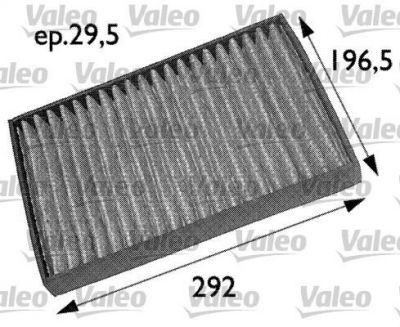 Valeo 698709 фильтр, воздух во внутренном пространстве на OPEL ASTRA G универсал (F35_)