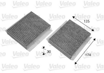 Valeo 698747 фильтр, воздух во внутренном пространстве на ALFA ROMEO 156 (932)