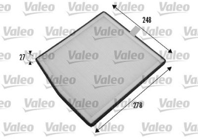 VALEO Фильтр салон. Volvo C70/XC90/S60/S70 98-06 (9171756, 698771)