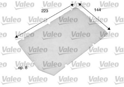 Valeo 698797 фильтр, воздух во внутренном пространстве на MERCEDES-BENZ S-CLASS (W140)