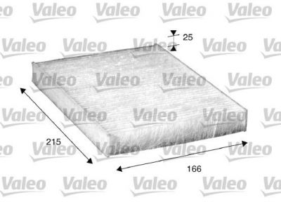 Valeo 698867 фильтр, воздух во внутренном пространстве на FIAT DOBLO вэн (223, 119)