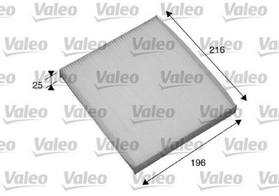 Valeo 698870 фильтр, воздух во внутренном пространстве на MAZDA CX-7 (ER)