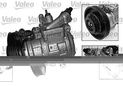 Valeo 699296 компрессор, кондиционер на HONDA ACCORD IV (CB)