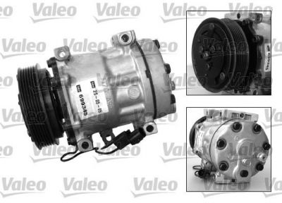 Valeo 699345 компрессор, кондиционер на MITSUBISHI CARISMA (DA_)