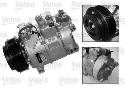 Valeo 699824 компрессор, кондиционер на OPEL ASTRA G универсал (F35_)