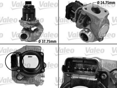 Valeo 700414 клапан возврата ог на PEUGEOT 308 (4A_, 4C_)