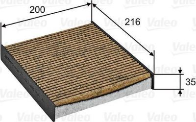 Valeo 701026 фильтр, воздух во внутренном пространстве на RENAULT CLIO IV