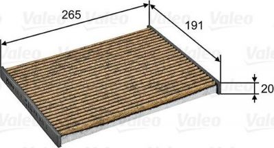 Valeo 701028 фильтр, воздух во внутренном пространстве на NISSAN QASHQAI / QASHQAI +2 (J10, JJ10)