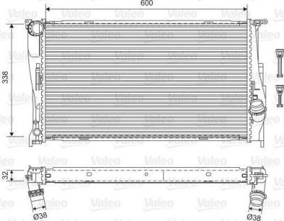 Valeo 701601 радиатор, охлаждение двигателя на 3 Touring (E91)