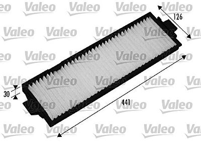 Valeo 715514 фильтр, воздух во внутренном пространстве на SAAB 9-3 Cabriolet (YS3D)