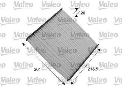 VALEO Фильтр салона OPEL CORSA D 1,0-1,7L 07/06-> 6808622/55702456 (6808622, 715552)