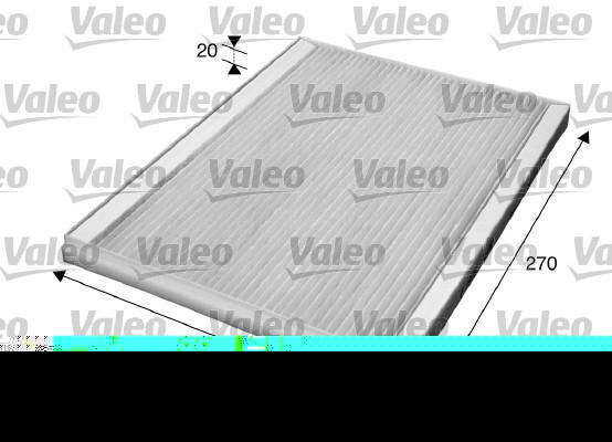 Valeo 715609 фильтр, воздух во внутренном пространстве на SUZUKI GRAND VITARA II (JT)