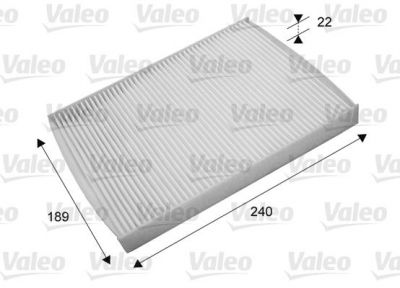 Valeo 715660 фильтр, воздух во внутренном пространстве на FORD B-MAX (JK)