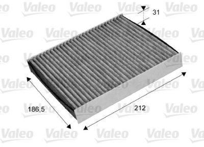 Valeo 715680 фильтр, воздух во внутренном пространстве на SUBARU IMPREZA седан (GD)
