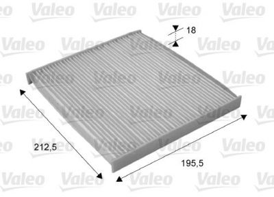 Valeo 715689 фильтр, воздух во внутренном пространстве на TOYOTA COROLLA седан (_E12J_, _E12T_)