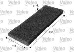 VALEO Фильтр воздушный кабины 293x118x21 RVI MAGNUM AE (5001829129, 716000)