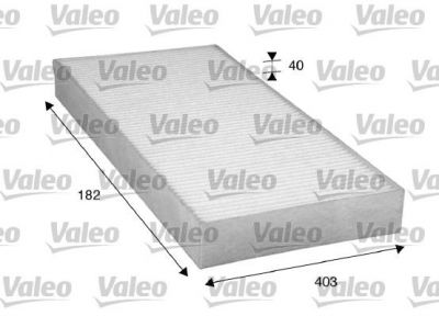 VALEO фильтр воздушный кабины 403x182x40 MAN F2000, FE/LE Serie, M2000/M2000 Evo./ ME Serie (CU 40110, 716034)