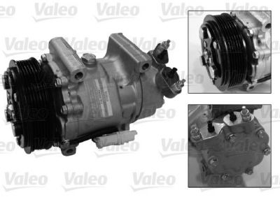 Valeo 813 189 Компрессор кондиционера CITROEN/PEUGEOT