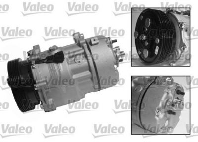 VALEO Компрессор кондиционера VAG A3/Golf IV/Bora/Octavia 1,4-3,2L 09/96-> 1J0820803L/1J0820803F/1J0820803J(=8FK351127-881) (1J0820803K, 813200)