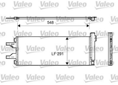 Valeo 814069 конденсатор, кондиционер на FIAT DUCATO фургон (250, 290)