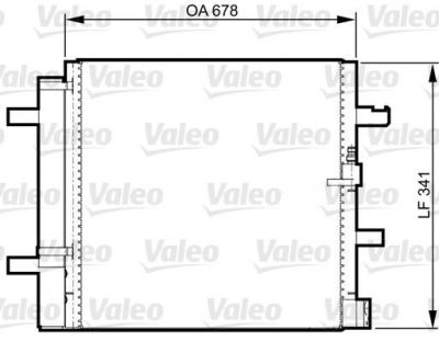 Valeo 814370 конденсатор, кондиционер на AUDI Q5 (8R)