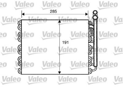 Valeo 817510 испаритель, кондиционер на 3 (E36)