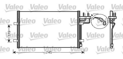 Valeo 818046 конденсатор, кондиционер на FORD FOCUS II седан (DA_)