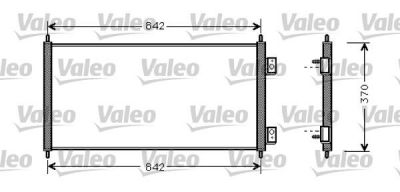 Valeo 818050 конденсатор, кондиционер на FORD TRANSIT фургон (FA_ _)