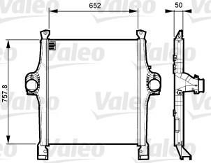 Valeo 818736 интеркулер на IVECO Trakker