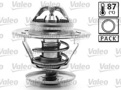 VALEO Термостат (87 С) VAG AUDI 100/80 1,3-2,0L/A6/CABRIOLET 2,0L/COUPE/FORD ESCORT/ORION/SEAT 124/ALHAMBRA/CORDOBA/IBIZA/INCA/MALAGA/RONDA/TERRA/TOLEDO/VW CADDY/CORRADO/GOLF 1-4/ JETTA/PASSAT/POLO/SANTANA (056121113D, 819868)