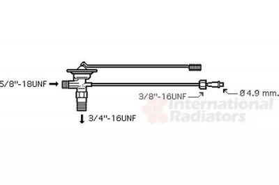 Van Wezel 01001025 расширительный клапан, кондиционер на ALFA ROMEO 164 (164)