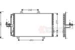 Van Wezel 01005060 конденсатор, кондиционер на FIAT TIPO (160)